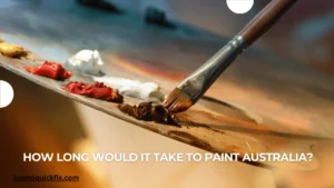 How Long Would It Take to Paint Australia