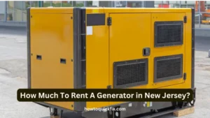 How Much to Rent a Generator in New Jersey?