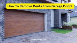 How To Remove Dents From Garage Door