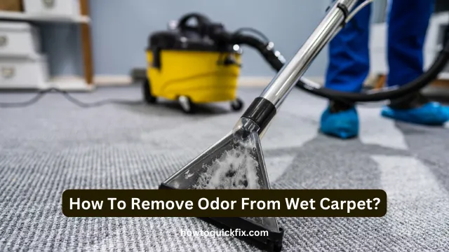 How To Remove Odor From Wet Carpet