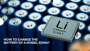 How to charge the battery of a model edm4