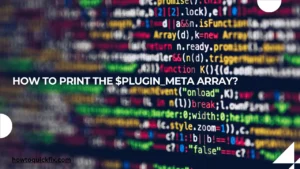 How to print the $plugin_meta array